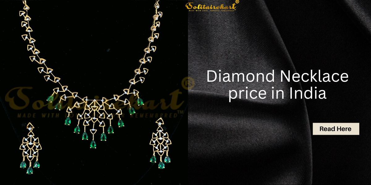 Diamond necklace price in India